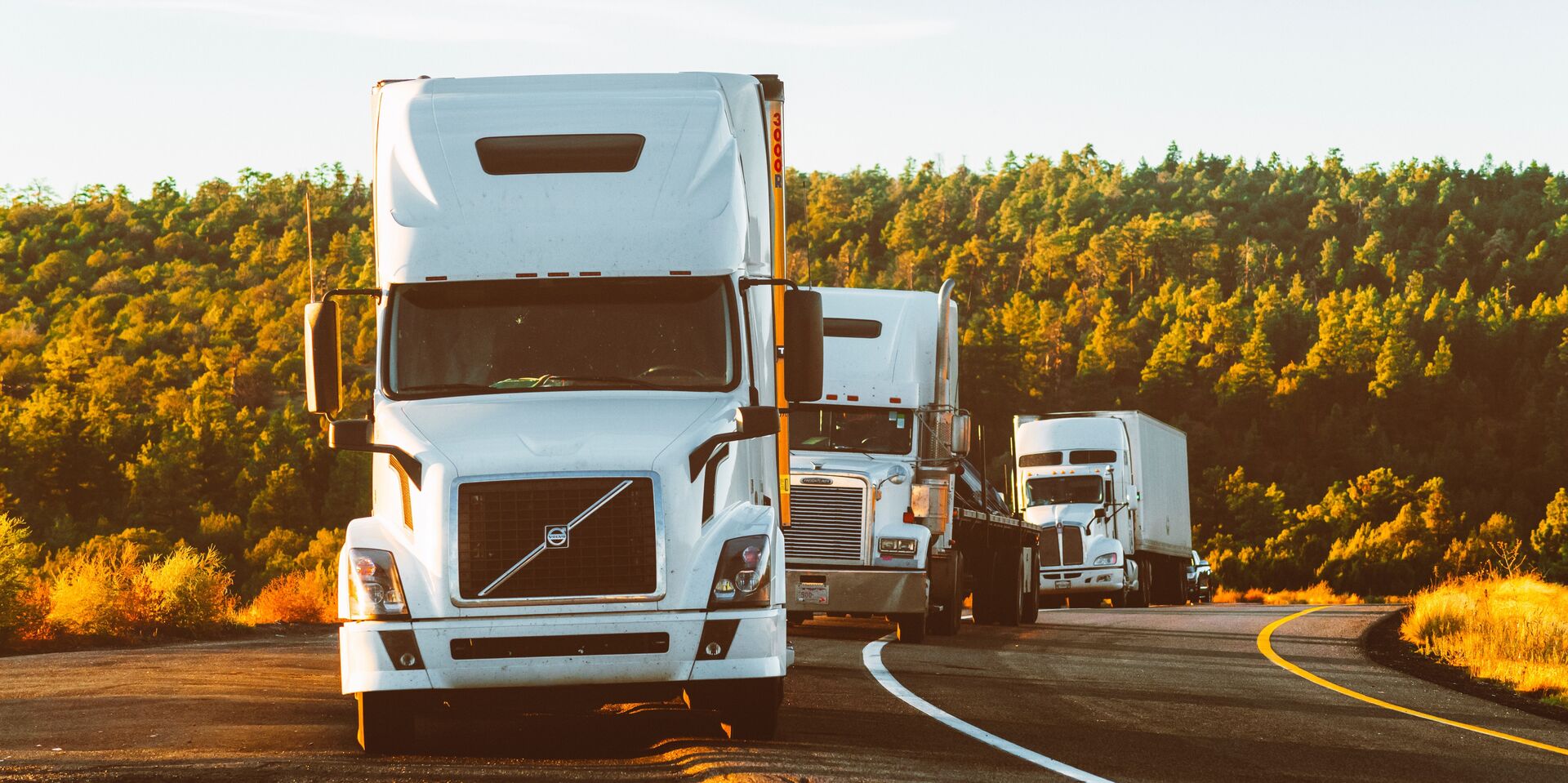 Professional logistics trucks